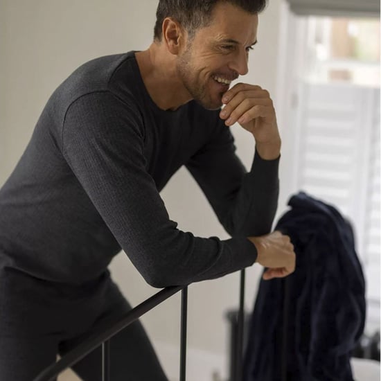 Mens Thermal Underwear Set | Heat Holders | Winter Long Sleeve Top & Long Johns - Charcoal - Image 4