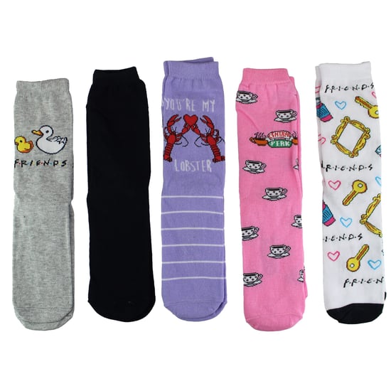 5 Pairs Friends Socks for Women | Funny Cute Dress Novelty Friendship Socks | Friends Gifts - Friends - Image 4