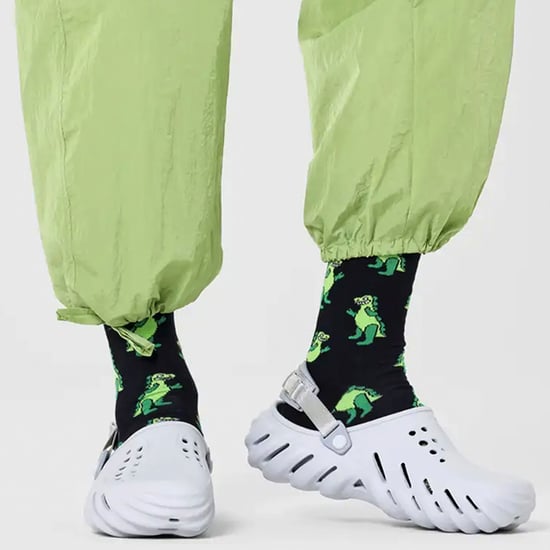 Novelty Dinosaur Print Socks | Happy Socks | Cute Funny Dino Socks - Green - Image 3