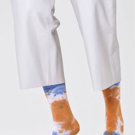 Novelty Tie Dye Socks | Happy Socks | Breathable Multicoloured Funny Dress Socks | Gift Socks - Peach - Image 4