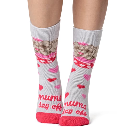 Ladies Cosy Novelty Socks | Värmehållare Lite | Julstrumpor för kvinnor | Gåvor till hennes strumpor - Mums Day Off - Image 3