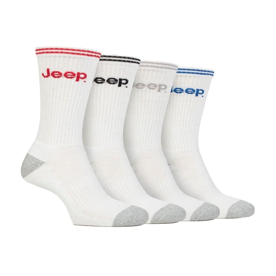 Herrens vadderade crewstrumpor - 4-pack sportlöpstrumpor - Image 1