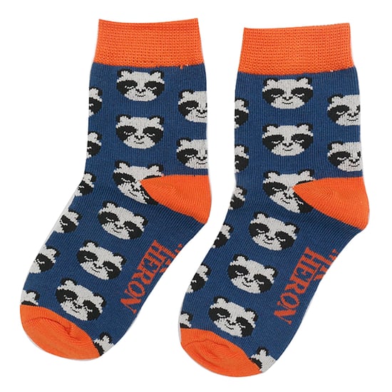Mr Heron - 2 Pairs Boys Bamboo Animal Patterned Socks - Panda - Image 3