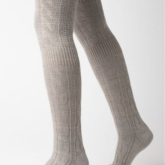 3 Pairs Womens Over The Knee Wool Socks | Steven | Ladies Extra Long Wool Socks - Beige - Image 3