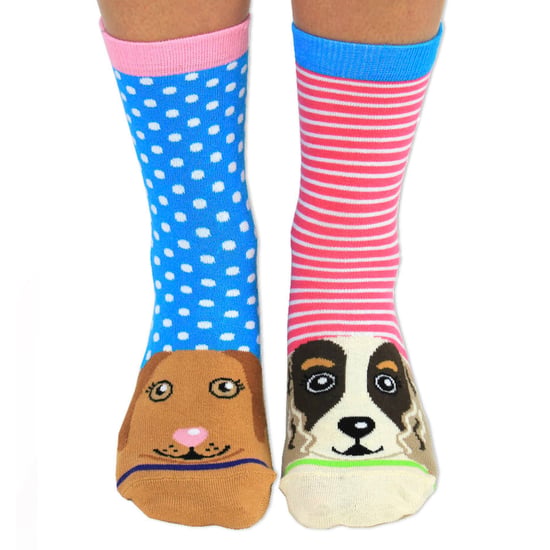 UNITED ODD SOCKS - 6-pack udda damstrumpor i bomull med presentförpackning - Paws - Image 3