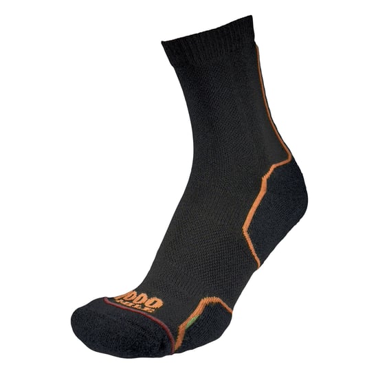 1000 Mile - Mens Trail Repreve Single Layer Running Sports Breathable Socks - Black / Neon - Image 5