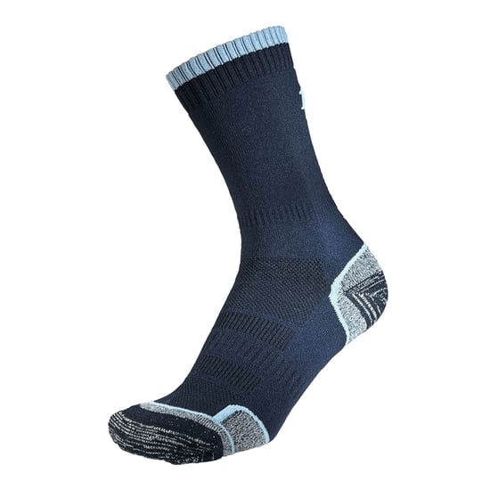 1000 Mile - 2 Pack Ladies Walking Single Layer Breathable Padded Socks - Navy - Image 4