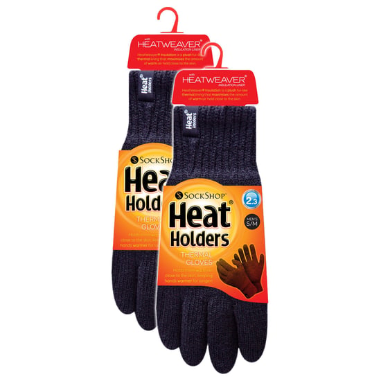 Mens Thermal Gloves with Protective Ribbed Cuff - Image 2