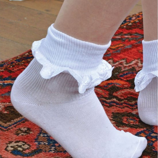 24 Pairs Multipack Girls Lace Socks | Fancy Cotton Cute White Frilly Socks | Ideal for School Uniform - White - Image 5
