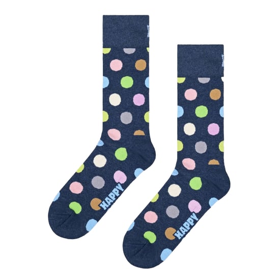 3 Pack Unisex Funky Design Giftbox Socks Set - Navy - Image 3