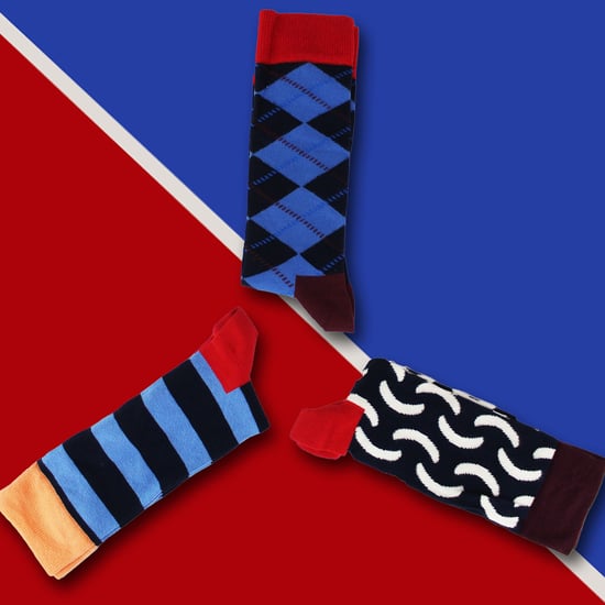 HS by Happy Socks - Mens 3 Pack Classic Argyle Dress Socks - Argyle (Red) - Image 3