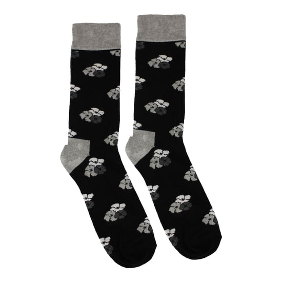 HS by Happy Socks - Mens 3 Pack Classic Flower Dress Socks - Flower (Black) - Image 5