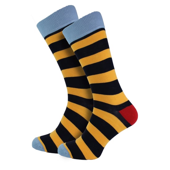 HS by Happy Socks - Mens 3 Pack Fun Novelty Dress Socks - Spot (Navy) - Image 5