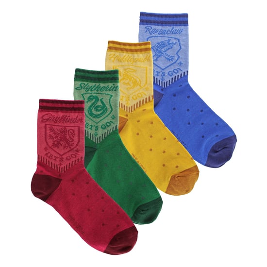 4 Pairs Harry Potter Socks - Assorted - Image 4