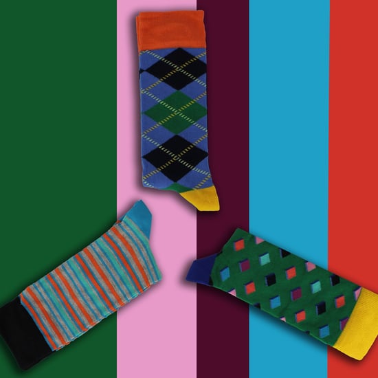 HS by Happy Socks - Mens 3 Pack Fun Novelty Dress Socks - Diamond (Green) - Image 3