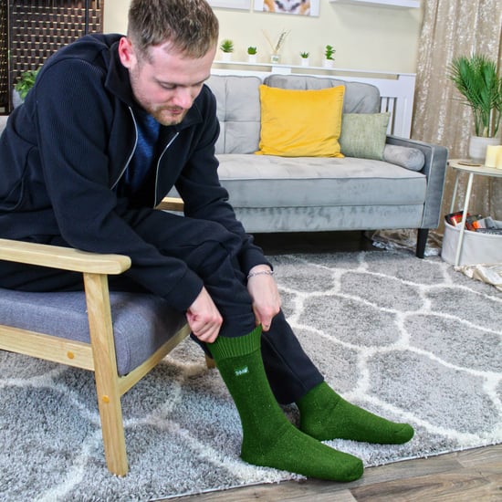 6 Par Mäns Mjuka Andningsbara Termosockor - Image 5
