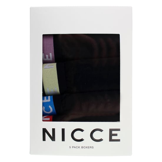 Herrens NICCE Lazlow 5-pack kalsonger i svart - Image 2