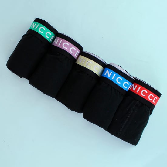 Herrens NICCE Lazlow 5-pack kalsonger i svart - Image 3