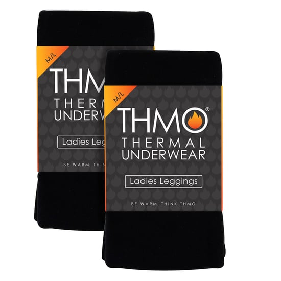 2-pack damer thermobyxor leggings för vintern - Image 2