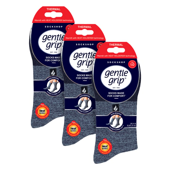 3-pack damtermiska strumpor, varma vintercrew-strumpor med borstad insida - Image 2