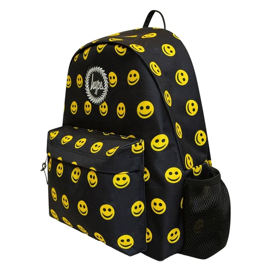 Hype Smile Iconic Black/Yellow Backpack - Image 3