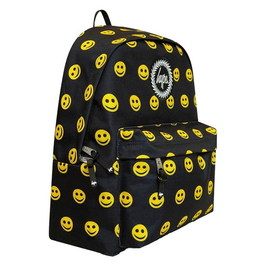 Hype Smile Iconic Black/Yellow Backpack - Image 4
