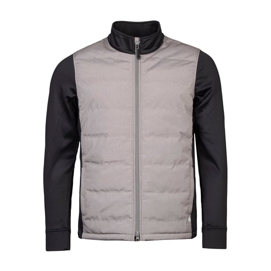 Herr Hybrid Fleece Fodrad Jacka Hel Dragkedja | Isolerad Vattentät Kappa - Image 1