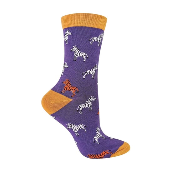 1 Pack Ladies Novelty Animal Patterned Bamboo Socks - Image 1
