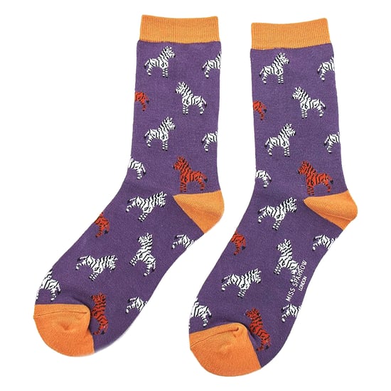 1 Pack Ladies Novelty Animal Patterned Bamboo Socks - Image 4