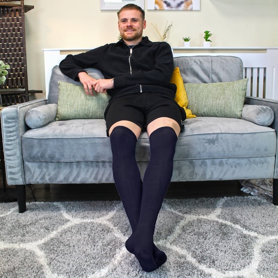 Knähöga bambustrumpor för herrar | Sock Snob | 2 par Multipack | Andas | Fukttransporterande - Marinblå - Image 5