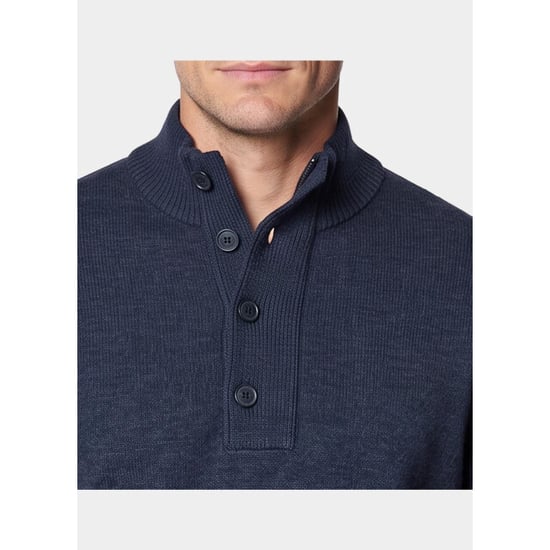 Bos Bright Blue Half zip 1171/103 indigo - Image 2
