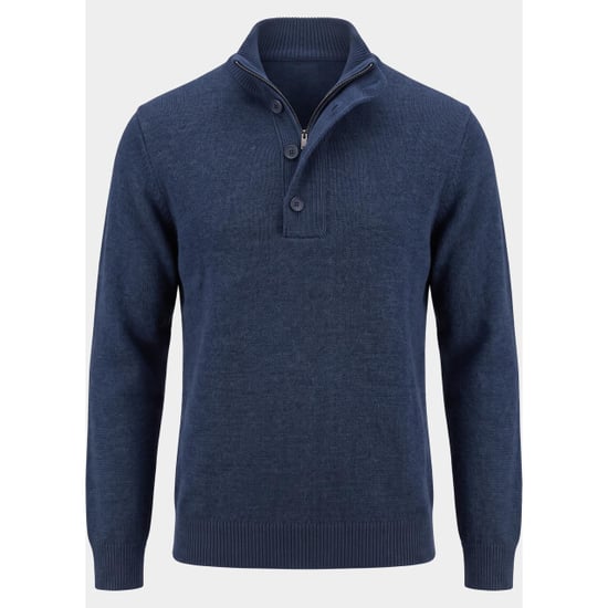 Bos Bright Blue Half zip 1171/103 indigo - Image 5