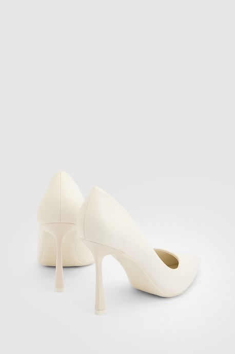 Kelly Faux Leather Very High Stiletto Heel Court Shoes - Image 2