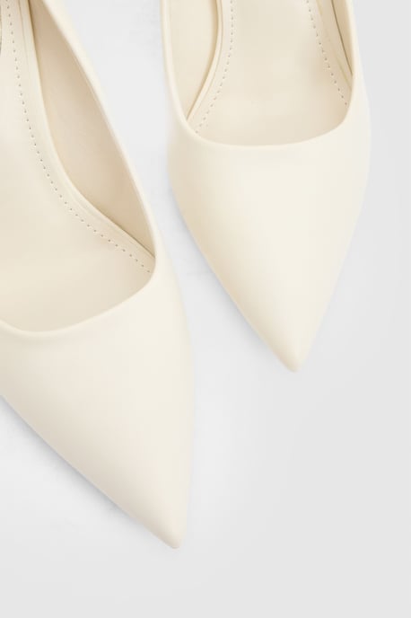 Kelly Faux Leather Very High Stiletto Heel Court Shoes - Image 3