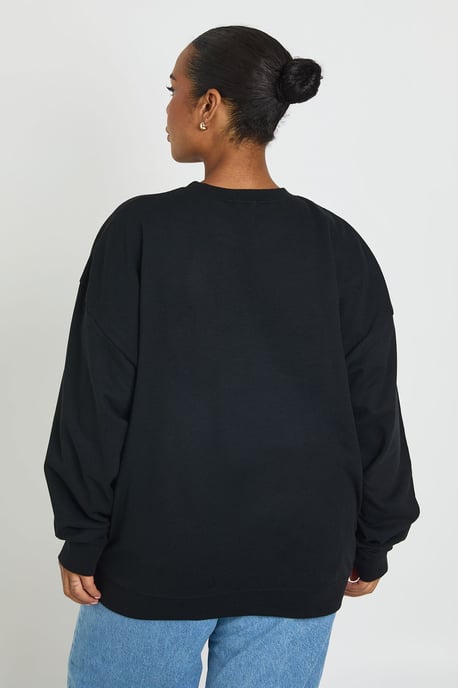 Plus Polka Dot Bow Cherry Graphic Sweatshirt - Image 2