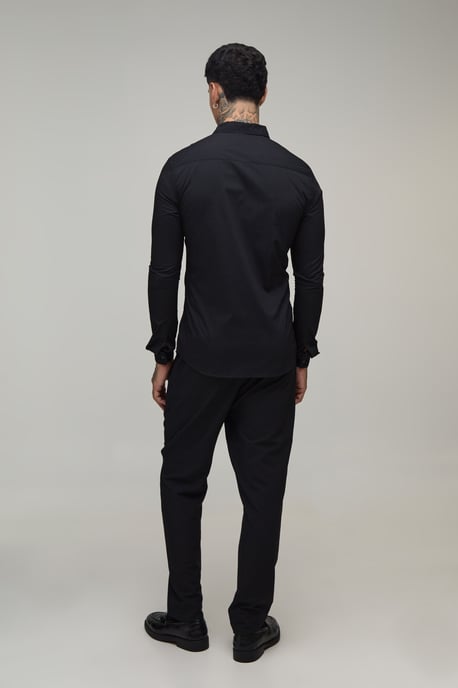 Tall Muscle Fit Long Sleeve Shirt - Image 2