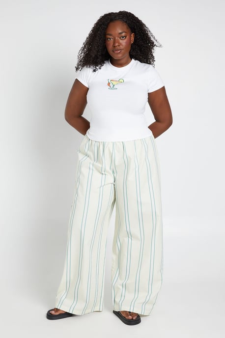 Plus Spicy Margarita Print Baby Tee - Image 3