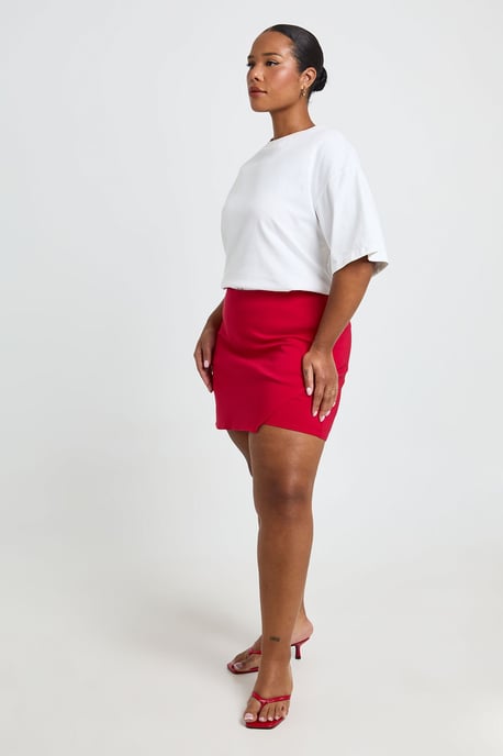 Plus Bengaline Wrap Skort - Image 3
