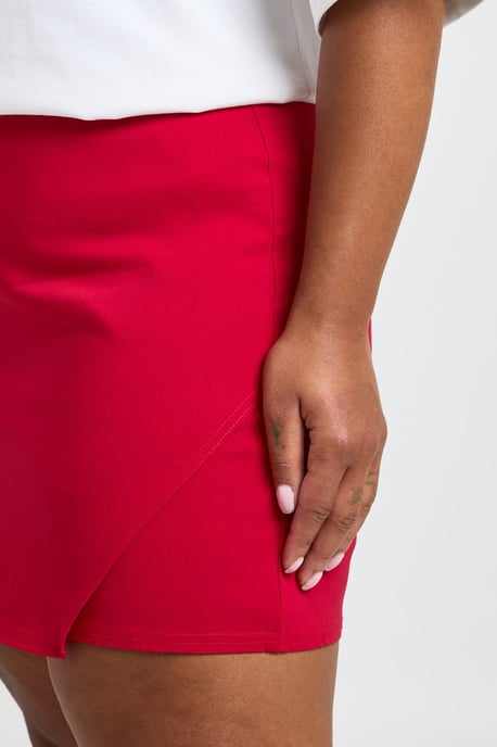 Plus Bengaline Wrap Skort - Image 4