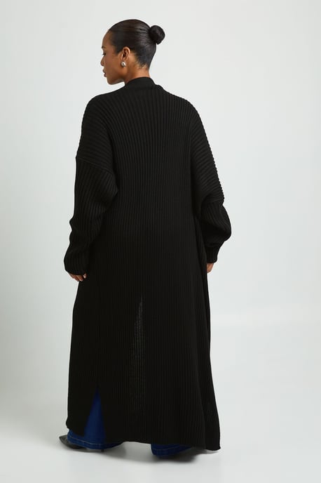 Plus Knitted Oversized Maxi Cardigan - Image 2