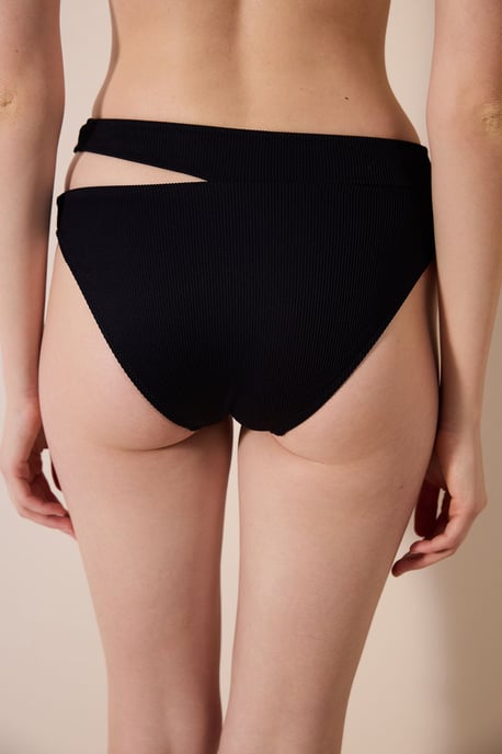 Midjehöga Cut-Out Hipster Bikiniunderdelar - Image 2