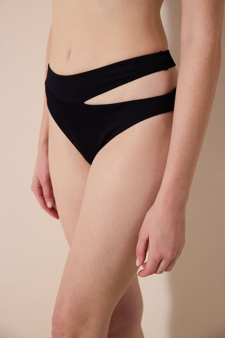Midjehöga Cut-Out Hipster Bikiniunderdelar - Image 3