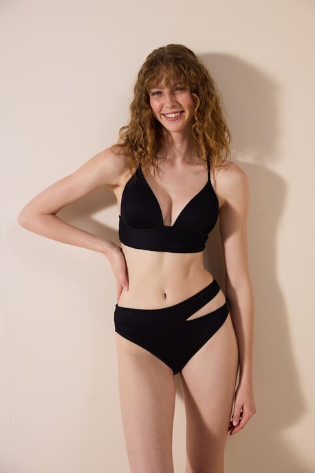 Midjehöga Cut-Out Hipster Bikiniunderdelar - Image 5