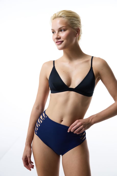 High-Waist Cut-Out Bikini Bottoms - Image 4
