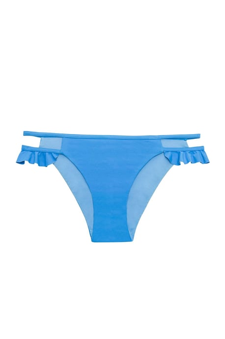 Low-Waist Frilly Hipster Bikini Bottoms - Image 3