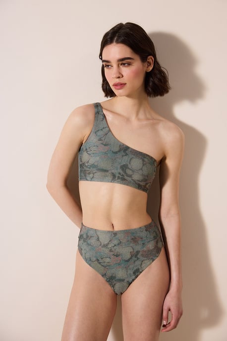 Hoogzijdige Bloemen Mesh Bikini Onderbroek - Image 4