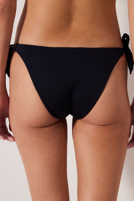 Lage Taille Braziliaanse Bikini Onderkant Met Strikdetail - Image 2