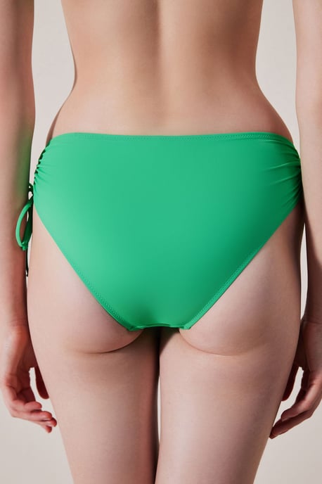 High-Waist Hipster Bikini Bottoms With Ties - Image 3