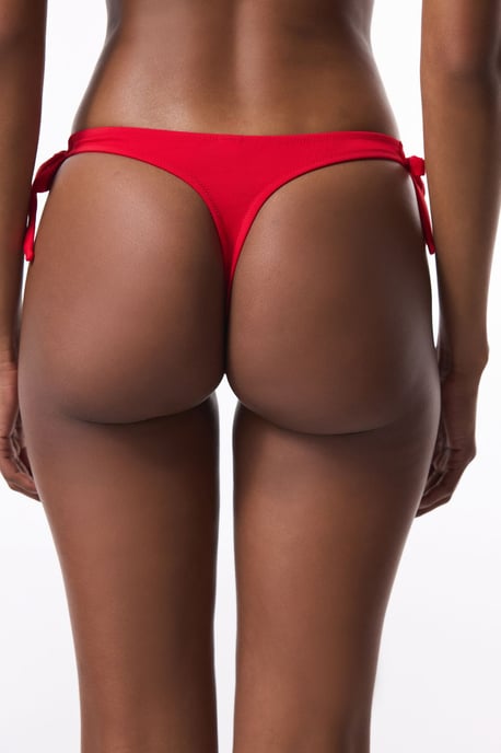 Low-Waist Tie-Side Bikini Bottoms - Image 2