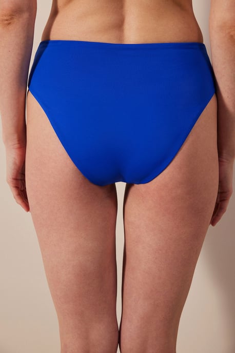 High-Waist Shirred Bikini Bottoms - Image 2